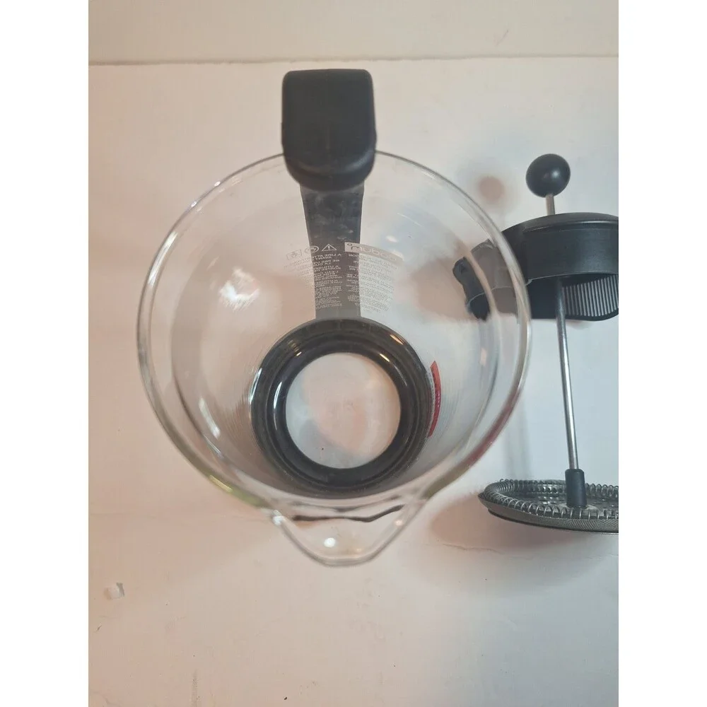 BODUM The Original French Coffee Press Coffee Maker Black  4 Cups